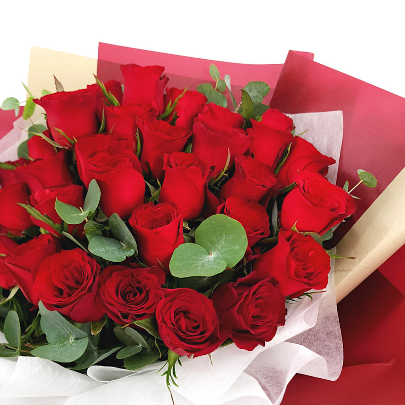 guiliana Red Roses Birthday Flower Bouquet Singapore