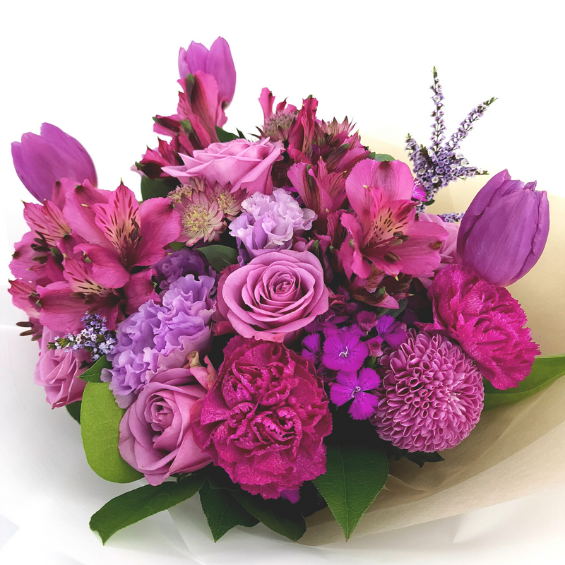 liza Roses, Tulips & Carnations Bouquet  Birthday Flower Bouquet Singapore