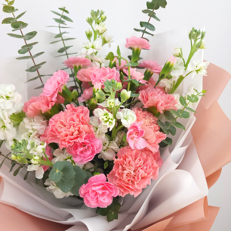 lucia Carnations Birthday Flower Bouquet Singapore