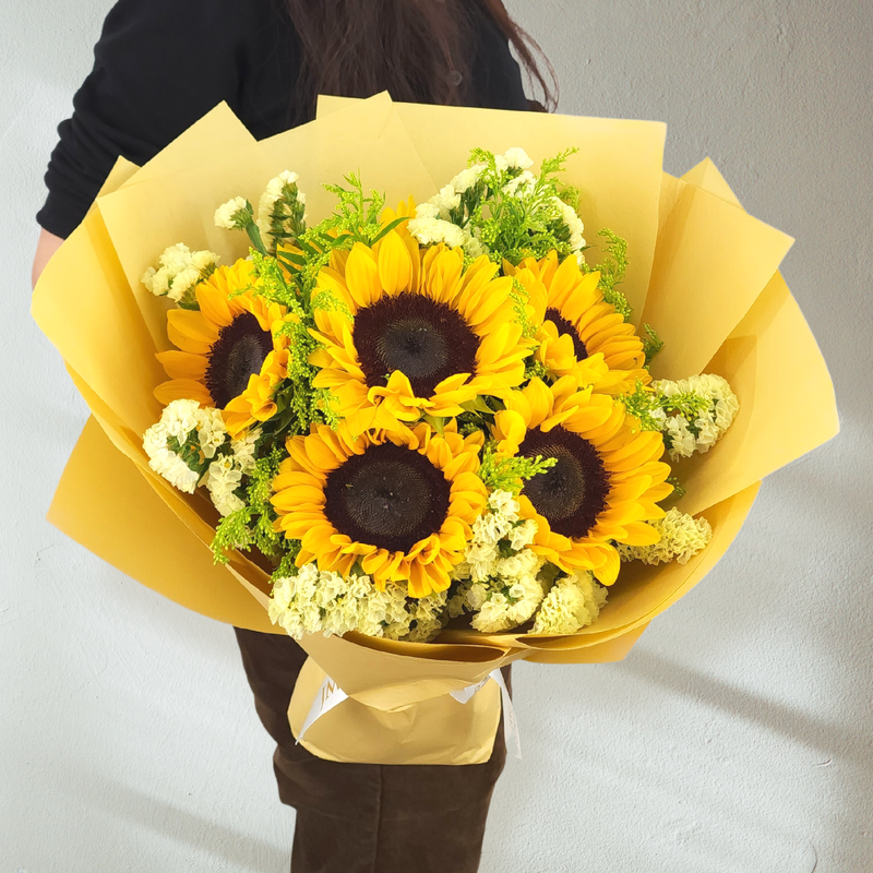 mariana Yellow Sunflower Bouquet Birthday Flower Bouquet Singapore