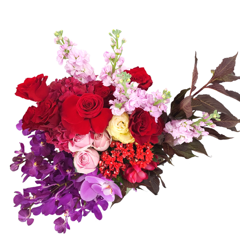 valerie Roses & Hydrangeas Vase Arrangement Birthday Flower Bouquet Singapore